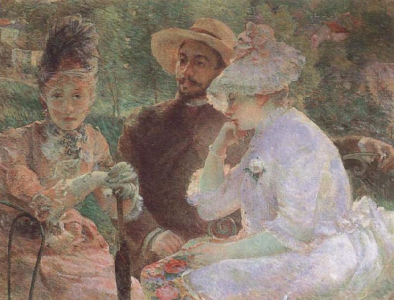 Marie Bracquemond On the Terrace at Sevres China oil painting art